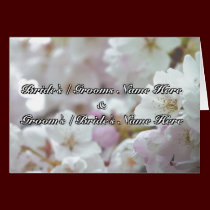 Invitación de boda blanca personalizada de la tarj tarjetas