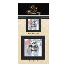 Invitación de boda de encargo de la foto, tarjetas tarjeta con foto personalizada