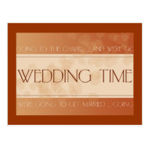 Invitación de boda de la caída tarjeta postal