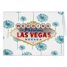Invitación de boda de Las Vegas de la primavera Tarjetón