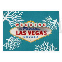 Invitación de boda de Las Vegas de la primavera Felicitacion