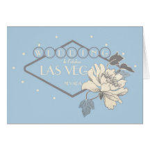 Invitación de boda de Las Vegas Felicitacion