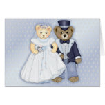 Invitación de boda de Teddybear Tarjeton