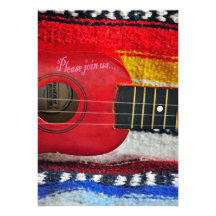 Invitación de Cinco De Mayo de la guitarra