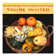 Invitación de encargo del fiesta de cena de Thankg