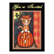 Invitación de encargo del fiesta de Halloween