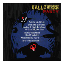 Invitación de Halloween: Cueva fantasmagórica