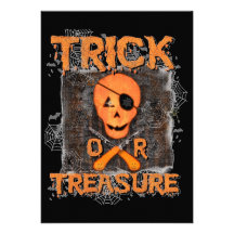 Invitación de Halloween de la Cráneo-O-Linterna de