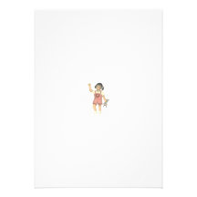 Invitación de la adopción de la niña