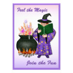 Invitación de la bruja de Halloween