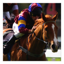 Invitación de la carrera de caballos