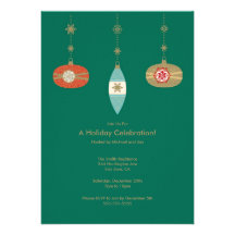 Invitación de la celebración de días festivos del 