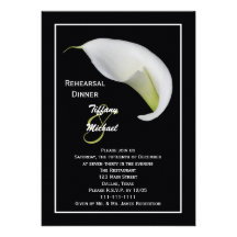 Invitación de la cena del ensayo