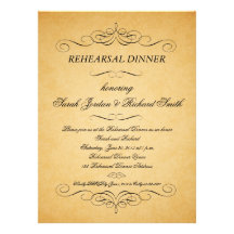 Invitación de la cena del ensayo de los remolinos 