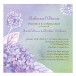 Invitación de la cena del ensayo del boda del Hydr