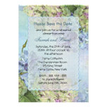 Invitación de la cena del ensayo del Hydrangea de 