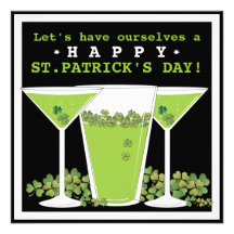 Invitación de la cerveza del día del St. Patricks 
