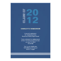 Invitación de la clase de la graduación de la raya