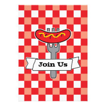 Invitación de la comida campestre del Bbq