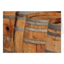 Invitación de la degustación de vinos con el barri felicitación