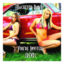 Invitación de la despedida de soltero