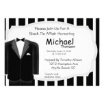 Invitación de la despedida de soltero de Tux del b
