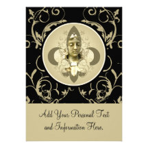 Invitación de la estatua del ángel de Fleur