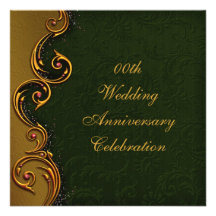 Invitación de la fiesta de aniversario del boda de