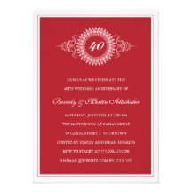 Invitación de la fiesta de aniversario del medalló