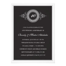 Invitación de la fiesta de aniversario del medalló