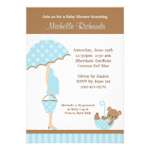 Invitación de la fiesta de bienvenida al bebé