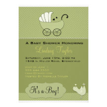 Invitación de la fiesta de bienvenida al bebé