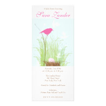 Invitación de la fiesta de bienvenida al bebé - ch