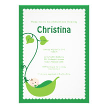 Invitación de la fiesta de bienvenida al bebé de l