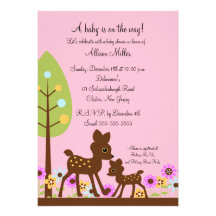 Invitación de la fiesta de bienvenida al bebé de l
