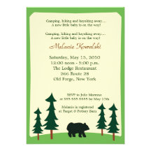 Invitación de la fiesta de bienvenida al bebé de l