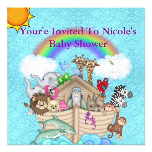 Invitación de la fiesta de bienvenida al bebé de l