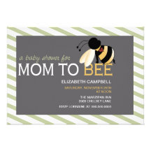 Invitación de la fiesta de bienvenida al bebé de l