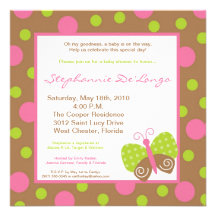 invitación de la fiesta de bienvenida al bebé de l