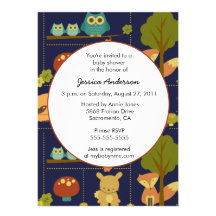 Invitación de la fiesta de bienvenida al bebé de l