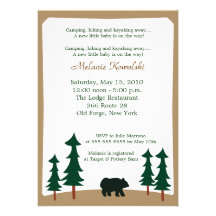 Invitación de la fiesta de bienvenida al bebé de l