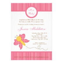 invitación de la fiesta de bienvenida al bebé de l