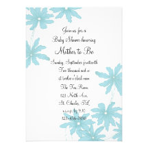 Invitación de la fiesta de bienvenida al bebé de l