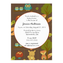 Invitación de la fiesta de bienvenida al bebé de l