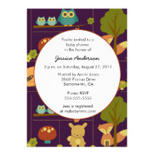 Invitación de la fiesta de bienvenida al bebé de l
