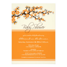 Invitación de la fiesta de bienvenida al bebé de l