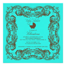 Invitación de la fiesta de bienvenida al bebé de l
