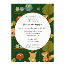 Invitación de la fiesta de bienvenida al bebé de l