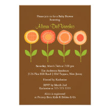Invitación de la fiesta de bienvenida al bebé de l