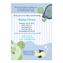 Invitación de la fiesta de bienvenida al bebé de l
